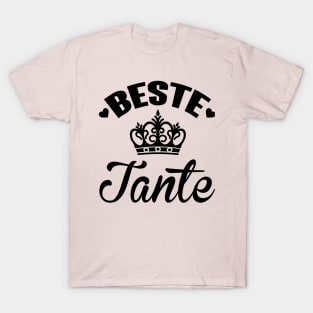 Beste Tante (Black( T-Shirt